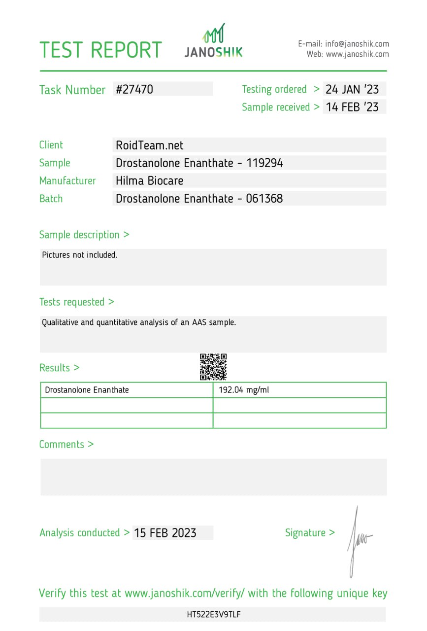 drostanolone-enanthate-lab-test