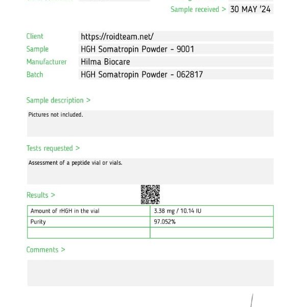 hgh-somatropin-powder-lab-test