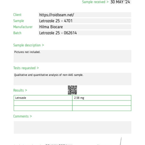 letrozole-lab-test