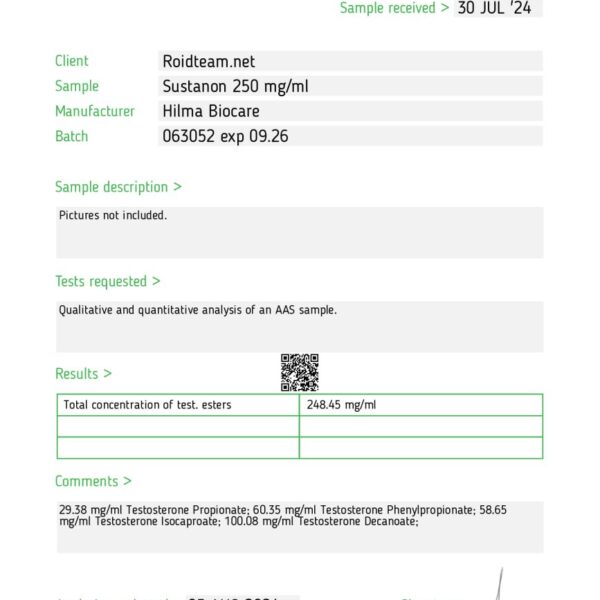 sustanon-lab-test